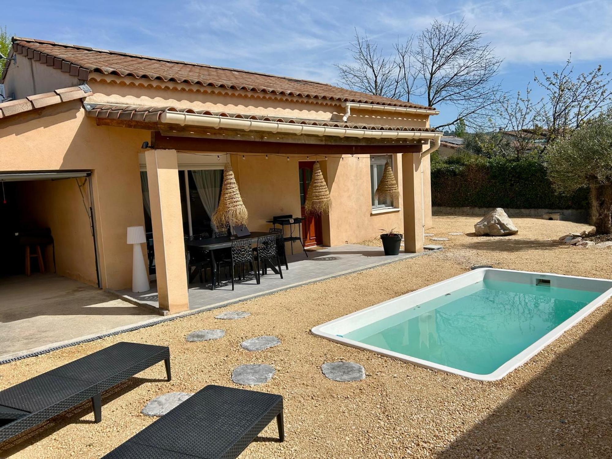Maison Piscine & Spa Vallon Pont D'Arc Vallon-Pont-dʼArc Exterior foto